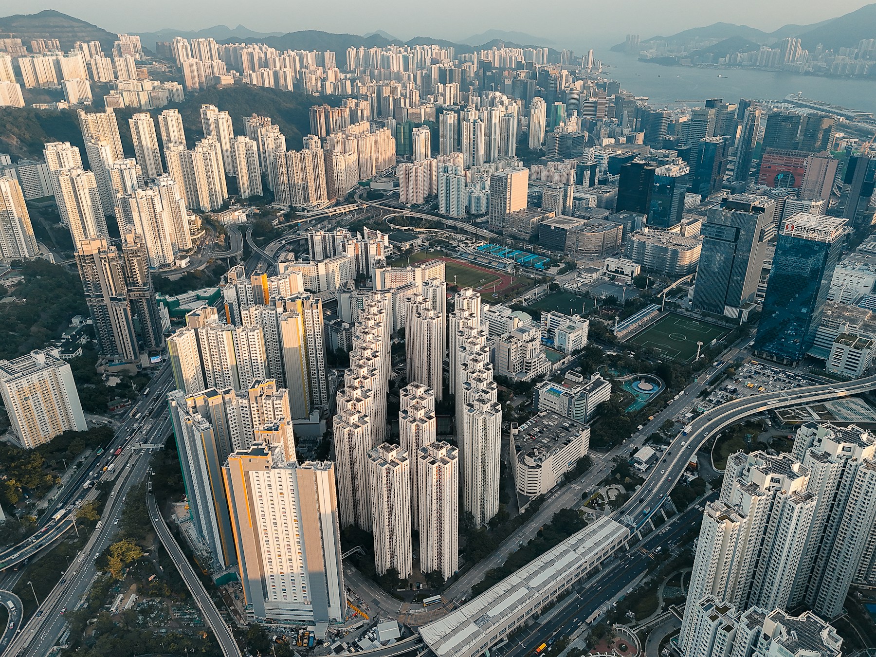 Dense urban property fabric